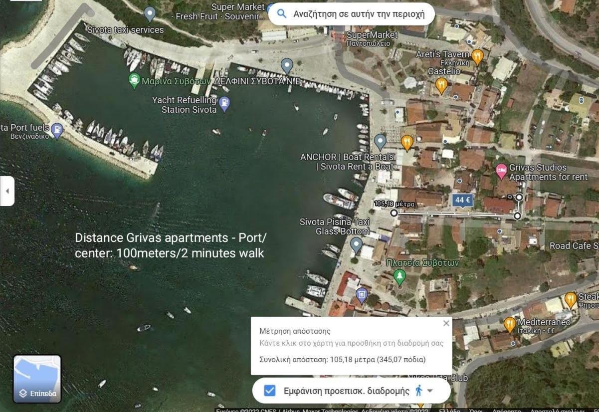Grivas Apartments Sívota Eksteriør bilde
