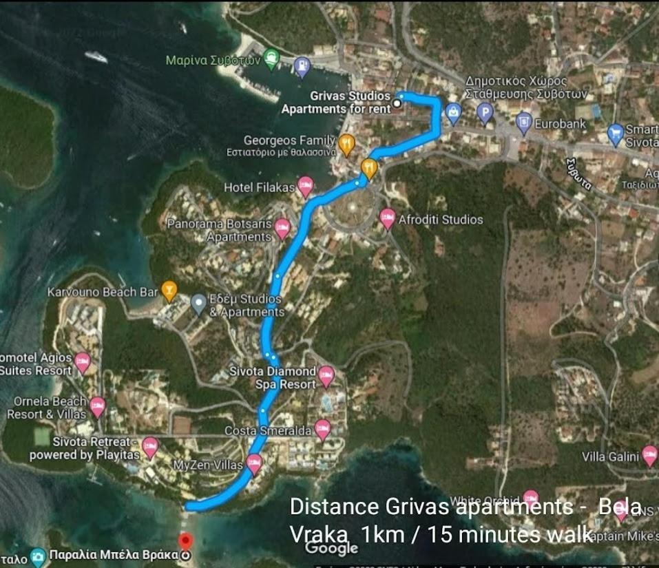 Grivas Apartments Sívota Eksteriør bilde