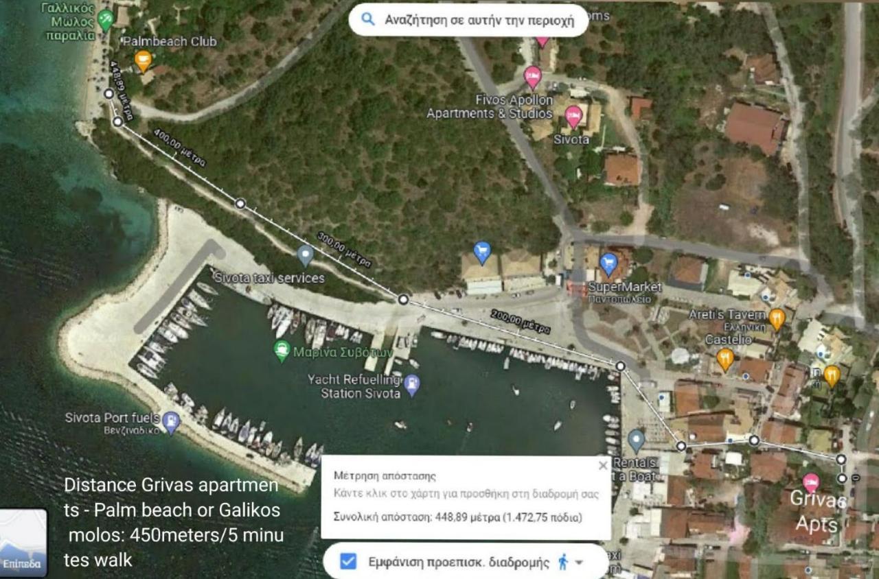 Grivas Apartments Sívota Eksteriør bilde
